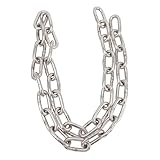 PHENOFICE Die Kette Leitplankenkette Hundekette Hochleistungs-Coil-Kette Wäschetrocknerkette Schaukelstuhlkette Edelstahlkette Anti-Kette Hängemattenkette Rostfreier Stahl Silver